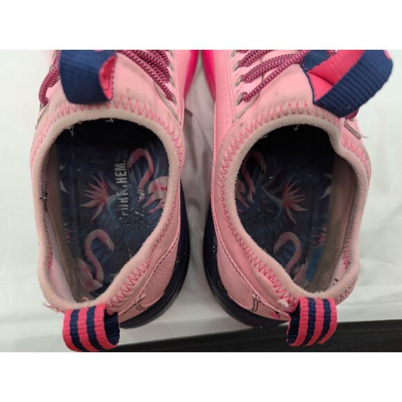 Clove Miami Night Flamingo Nursing Shoes Pink with Drawstring Closure Size 7 - Picture 3 of 8
